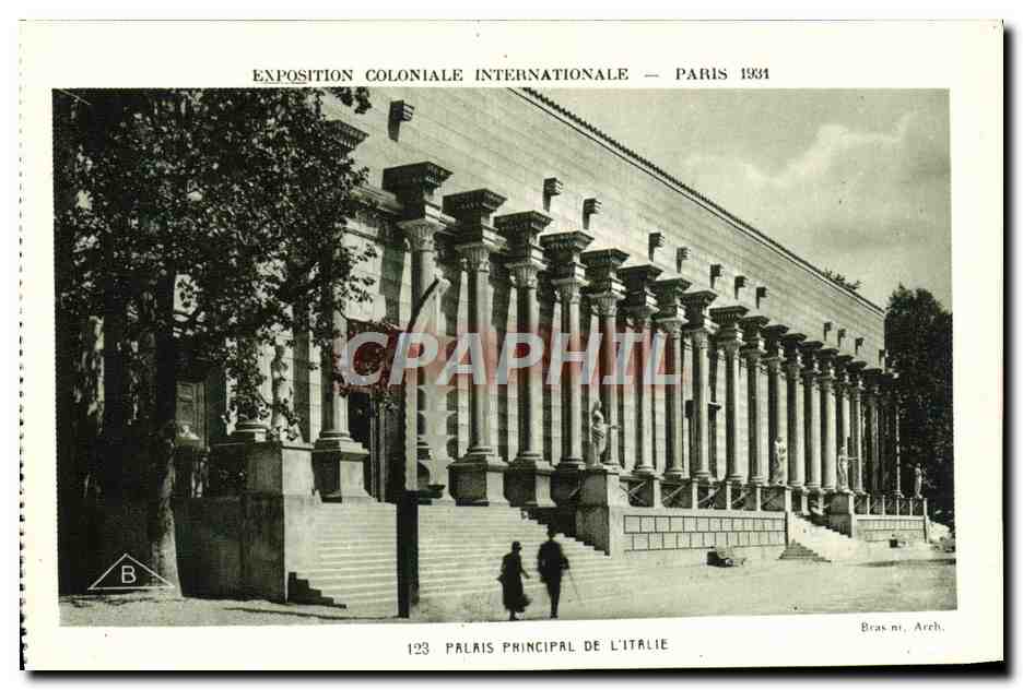Palais Principal de l'Italie — Exposition Coloniale Internationale — Paris 1931