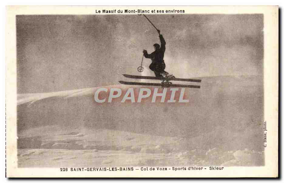 Ski sur le Col de Voza — Saint-Gervais-les-Bains — C. Blanc, photo