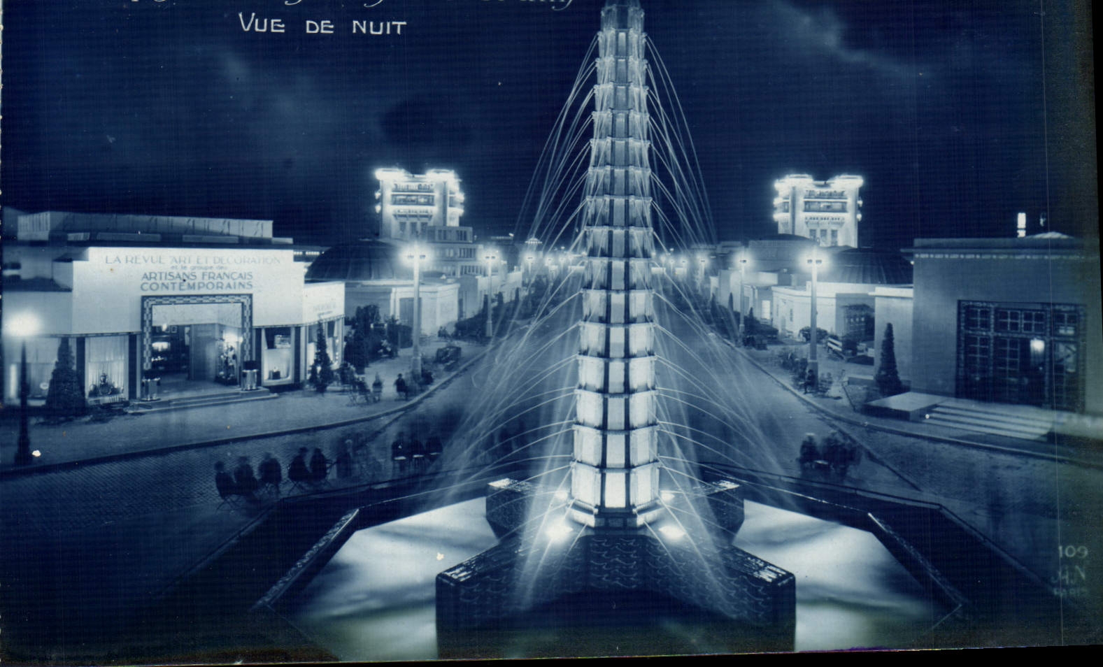 Vue de nuit — Exposition des Artisans Français Contemporains — Paris, n°109