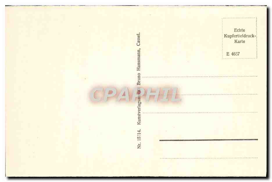 CPA Eisenach Wartburg Die Elisabethen Kemenate — Rückseite