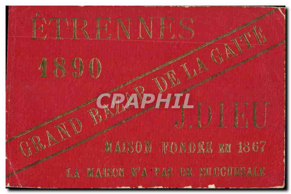 CPA Nouvel Opera Paris — Verso