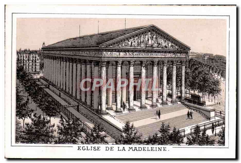 CPA Madeleine Eglise Paris