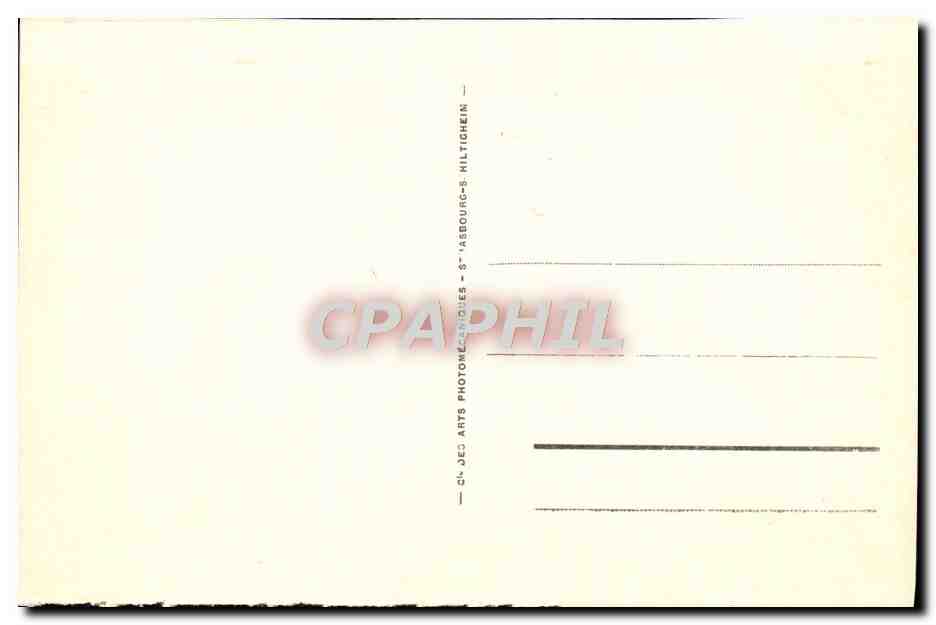 CPA Strasbourg Vue generale — Verso