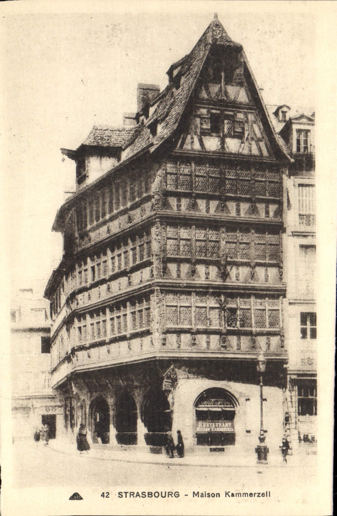Strasbourg - Maison Kammerzell — éditeur CPAPHIL, n° 42