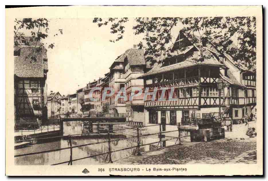 CPA Strasbourg Le Bain Aux Plantes