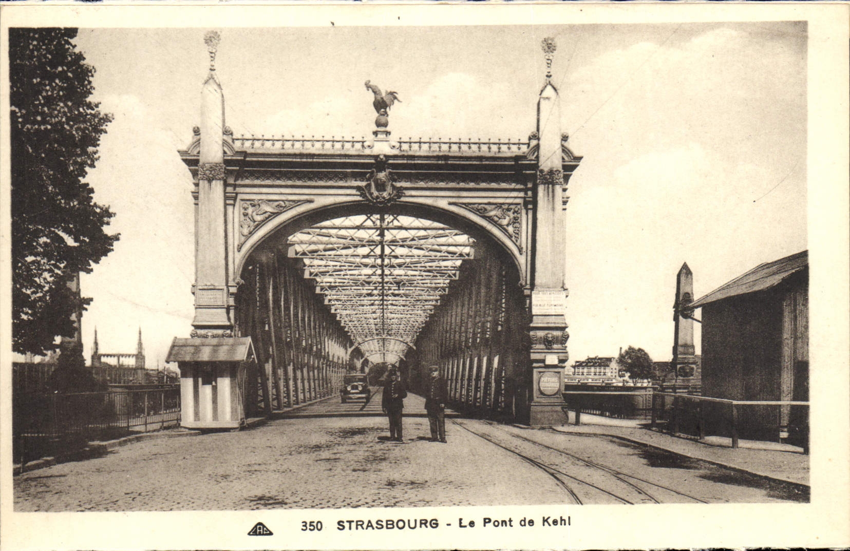 CPA Strasbourg Le Pont de Kehl