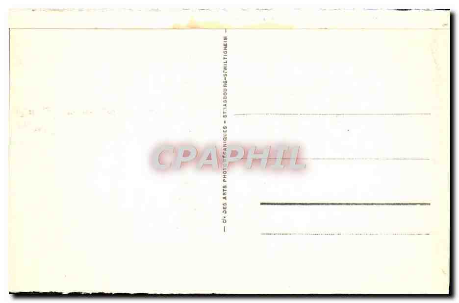 CPA Strasbourg Le Pont de Kehl — Verso
