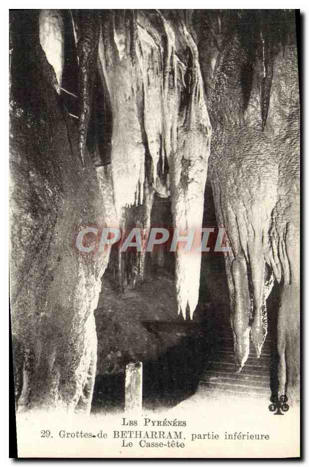 Grottes de Bétharram, partie inférieure — Le Casse-tête — Éditeur : Les Pyrénées, n°29
