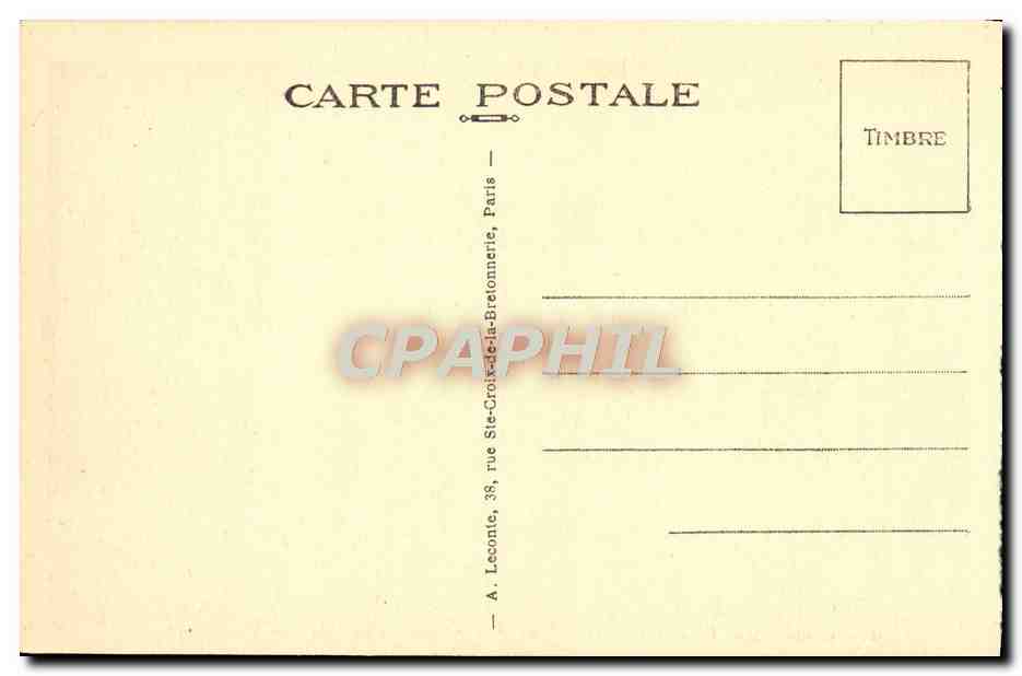 CPA Malmaison Le Chateau  — Rückseite