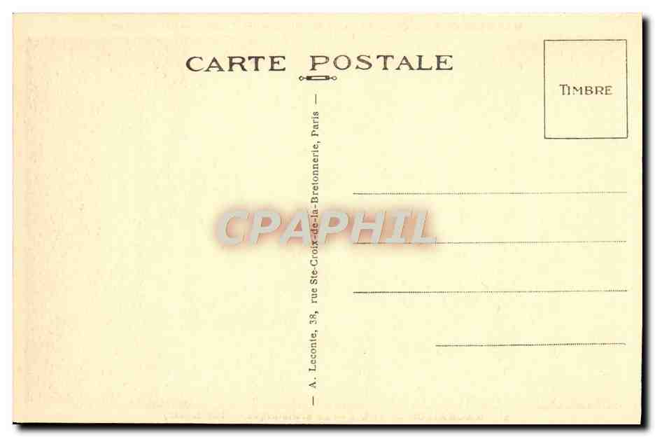 CPA Malmaison La Bibliotheque — Rückseite