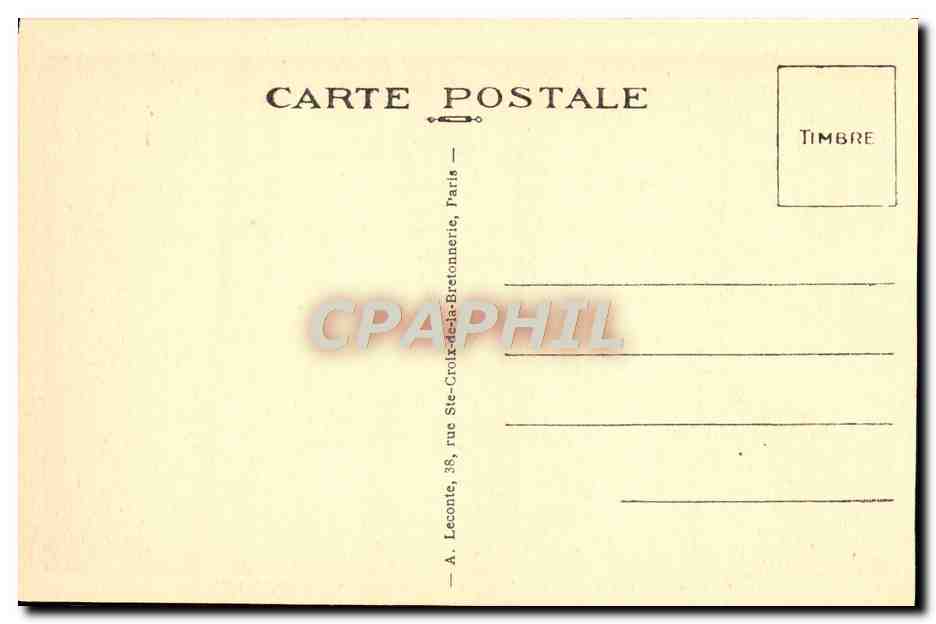 CPA Malmaison La salle de bains — Rückseite