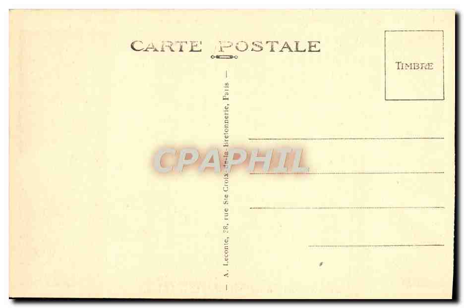 CPA Malmaison Chambles et Souvenirs de la reine Hortense — Rückseite