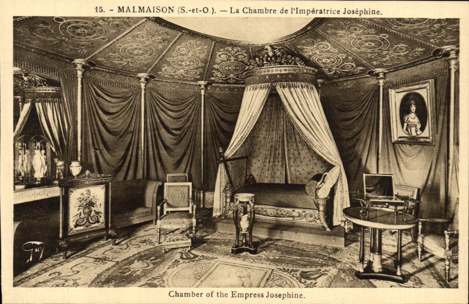 CPA Malmaison Chambles de L'Imperatrice Josephine