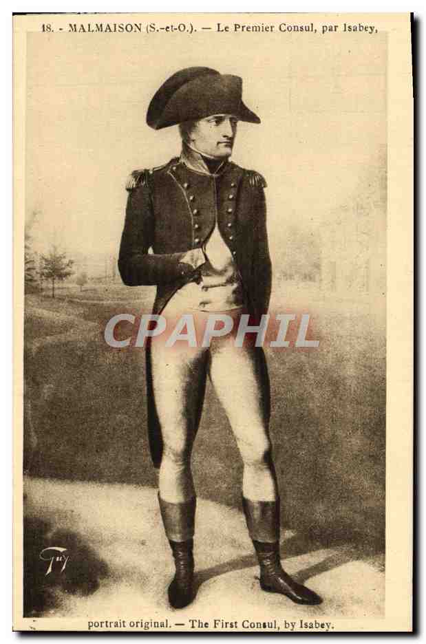 CPA Malmaison Le Premier Consul Par Isabey Napoleon 1er
