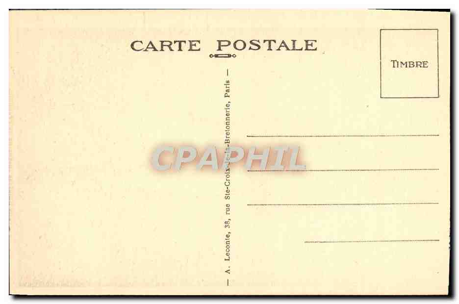 CPA Malmaison Le Premier Consul Par Isabey Napoleon 1er — Rückseite