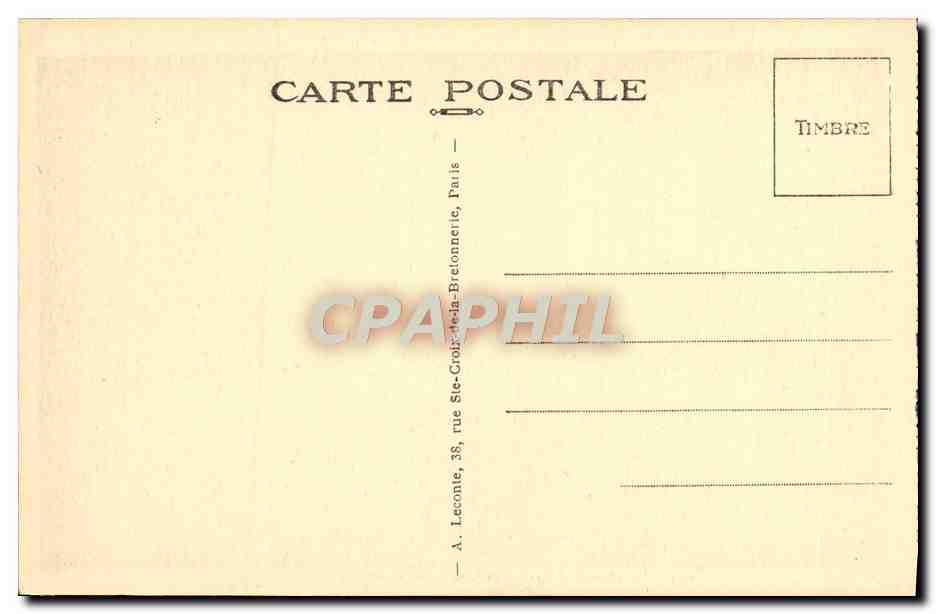 CPA Malmaison La Salle a Manger et les Surtours de Table — Rückseite