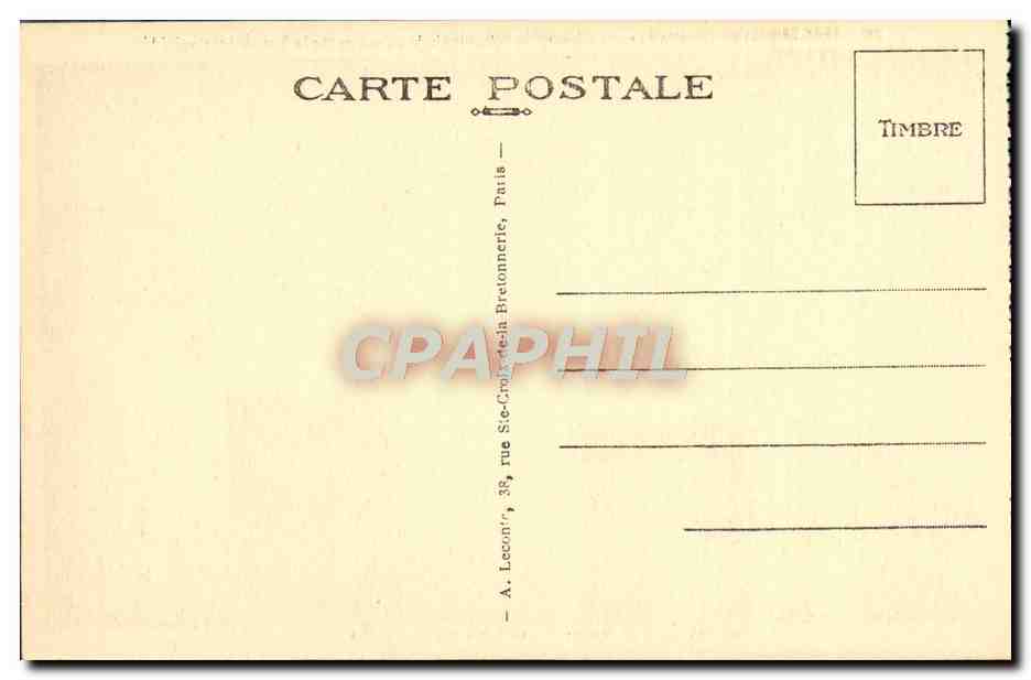 CPA Malmaison Le Chambre de Bonaparte et les souvenirs de Ste Helene Napoleon 1er — Rückseite