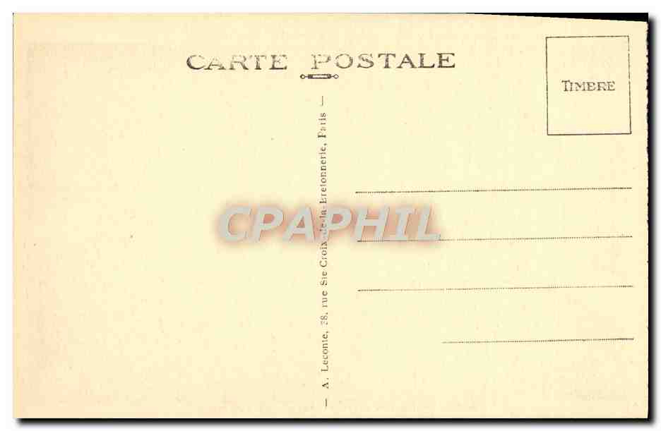 CPA Malmaison Chambre Meubles et souvenirs de la reine Hortense — Rückseite