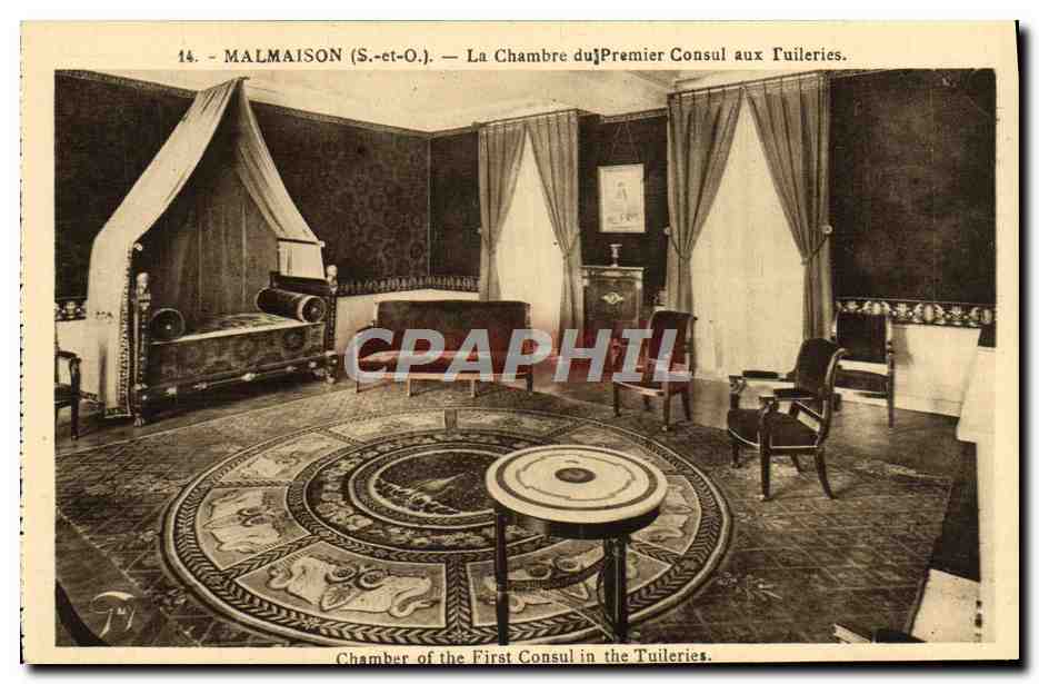 CPA Malmaison Le Chambre du premier Consul aux Tuileries Napoleon 1er