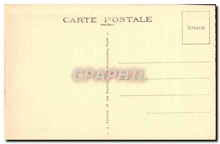 CPA Malmaison Le Chambre de l'imperatrice Josephine  — Rückseite