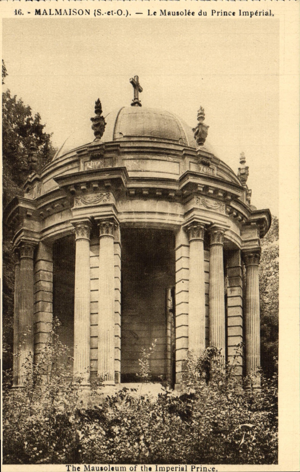 CPA Malmaison Le Mausolee du Prince Imperial