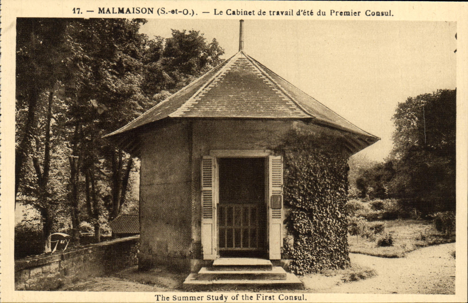CPA Malmaison Le cabinet de travail d'ete du premier consul