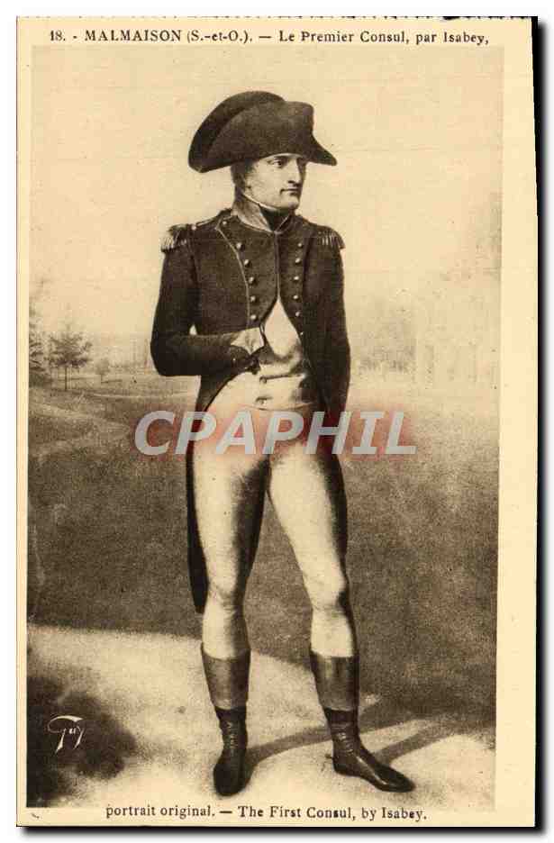 CPA Malmaison Le Premier Consul Par Isabey Napoleon 1er