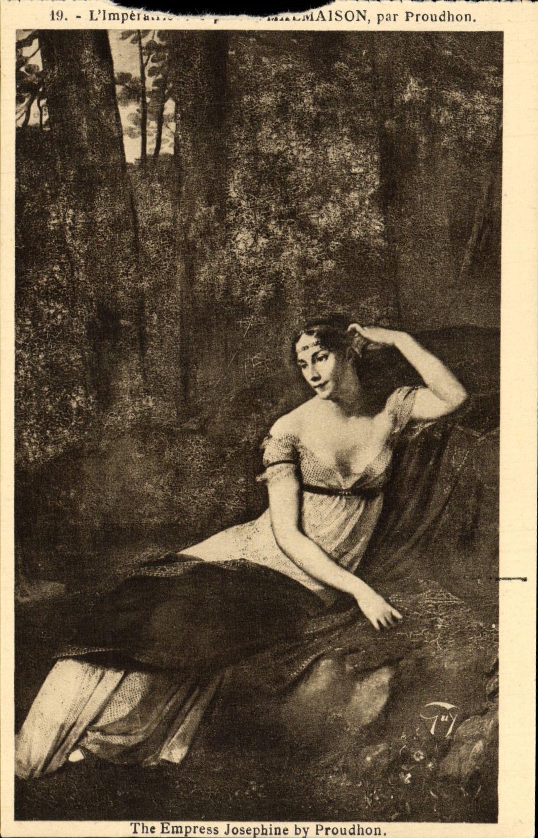 CPA Malmaison L'imperatrice Josephine par Proudhon 