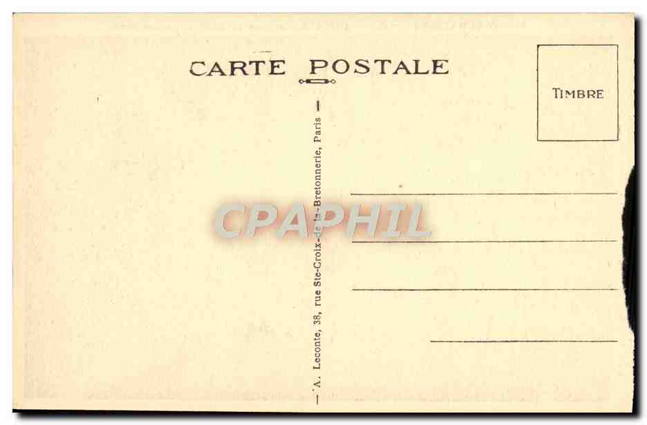 CPA Malmaison L'imperatrice Josephine par Proudhon  — Rückseite