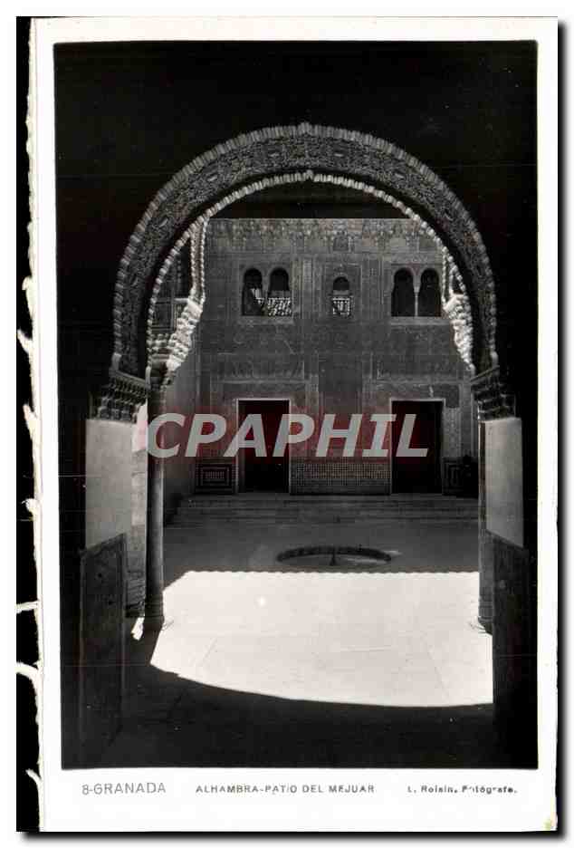 CPA Granada Alhambra Patio Del Mejuar