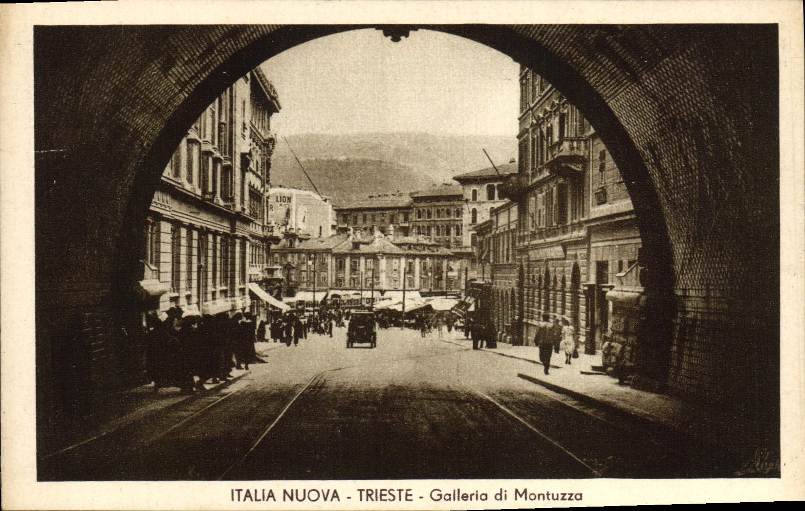 CPA Italia Nuova Trieste Galleria di Montuzza