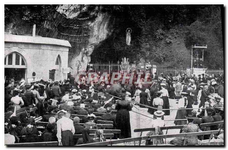CPA Lourdes La Grotte 