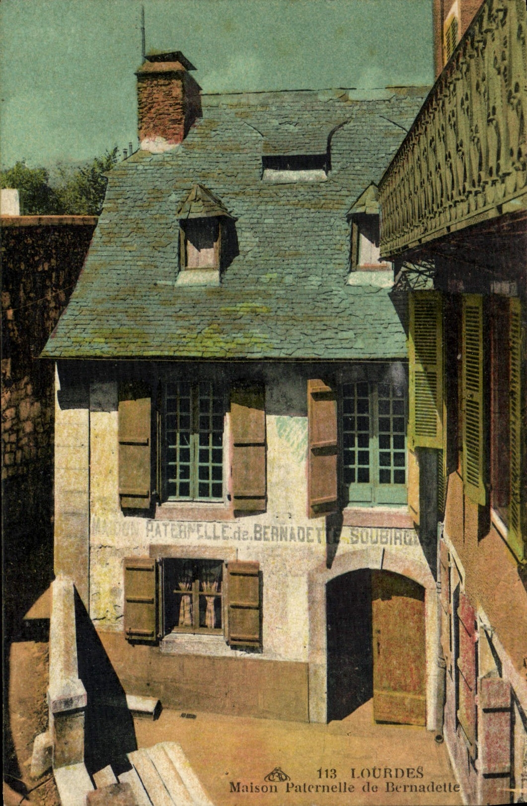 CPA Lourdes Maison Paternelle de Bernadette