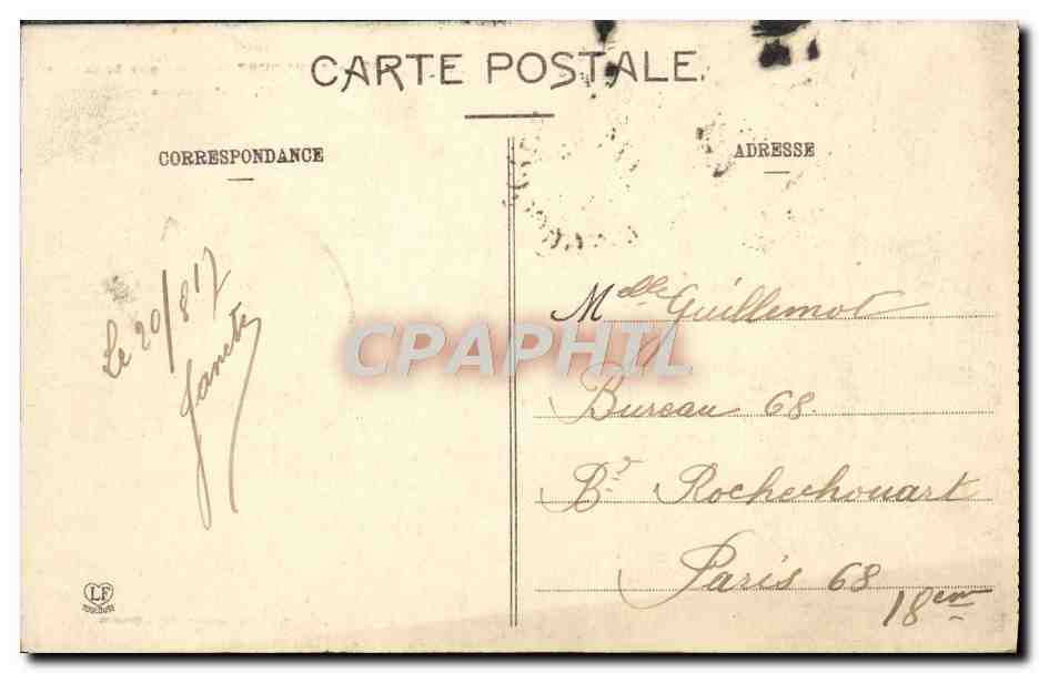 CPA Toulouse Basilique St Sernin  — Verso