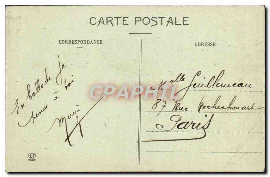 CPA Capdenac le Haut La ville nouvelle — Rückseite