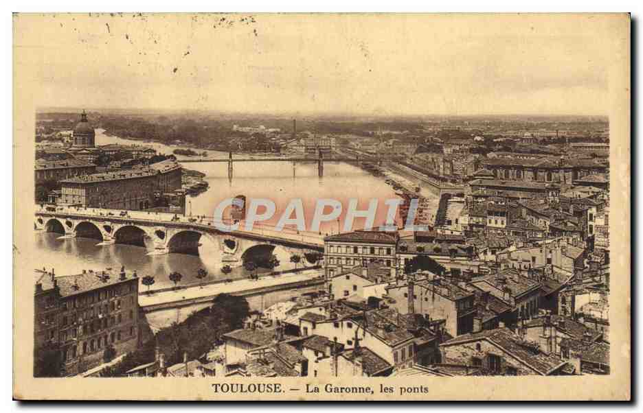 CPA Toulouse La Garonne les Ponts