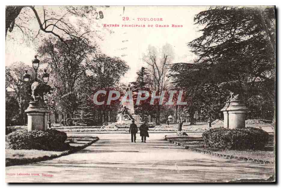 Toulouse - Entrée principale du Grand Rhône — Éditeur Laboche Frères, Toulouse, n°29
