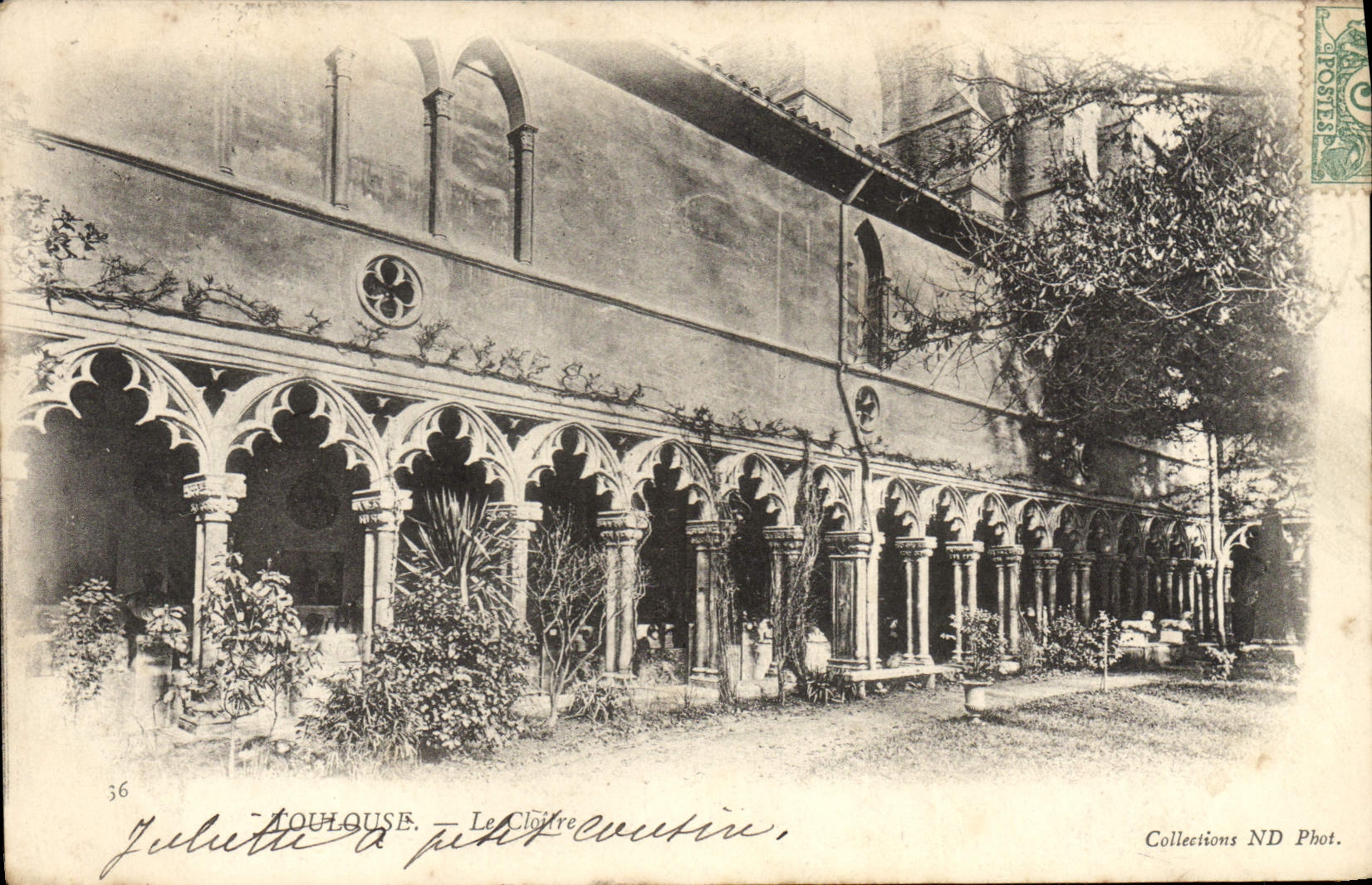 Toulouse. Le Cloître des Carmes — Collections ND Phot. — n°36
