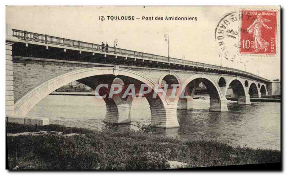 Toulouse — Pont des Amiddonniers — éditeur inconnu, n°12