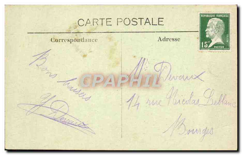 CPA Toulouse Boulevard Bonrepos — Verso