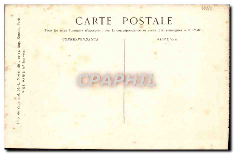 CPA Gerbeviller Apres le Bombardement Militaria — Rückseite