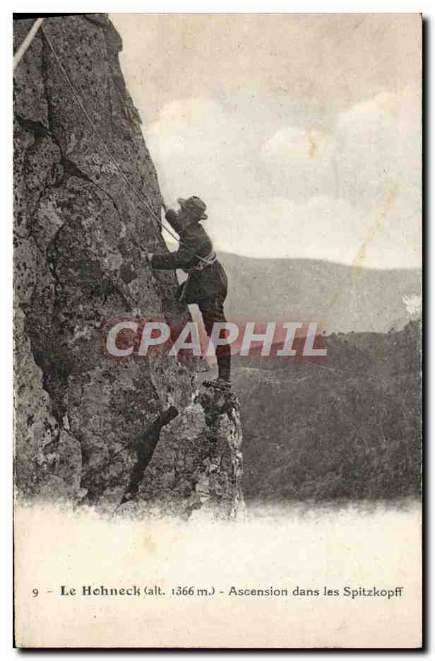 CPA Le Hohneck Ascension dans les Spitzkopff Alpinisme 