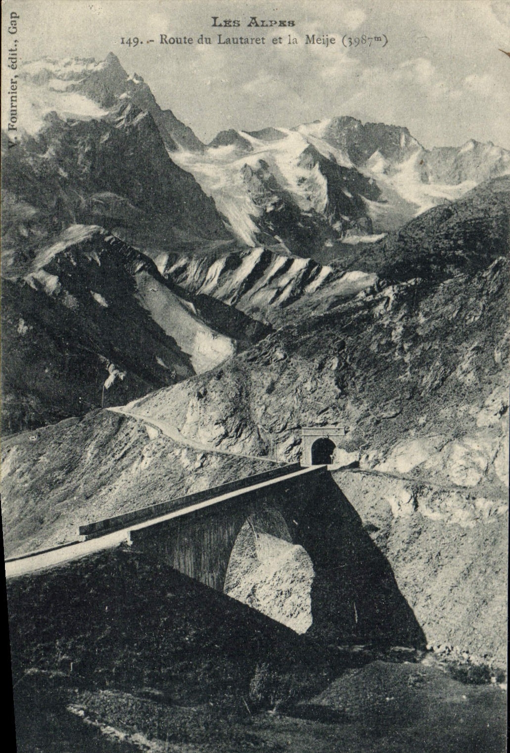 Route du Lautaret et la Meije (3987m) — V. Fournier, Gap, n°149