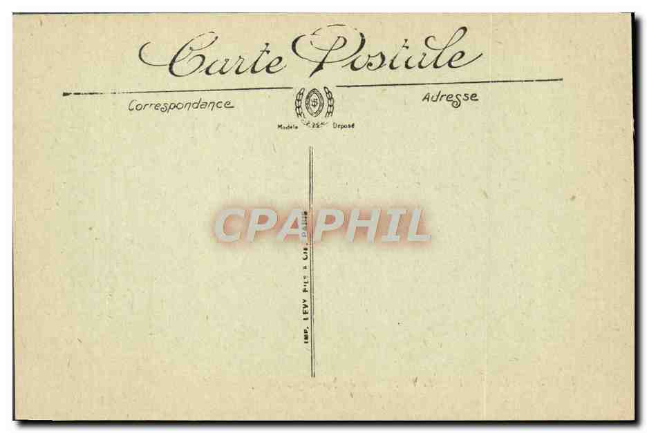 La Spélunca — Le Pont Génois du Torrent de Porto — Imp. Levy Frères & Cie, Paris — Achterkant