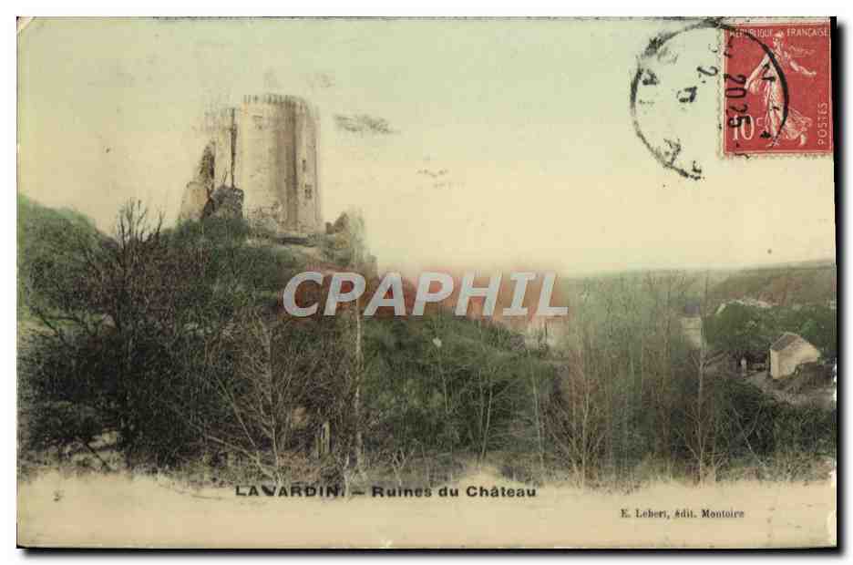CPA Lavardin Ruines Du Chateau