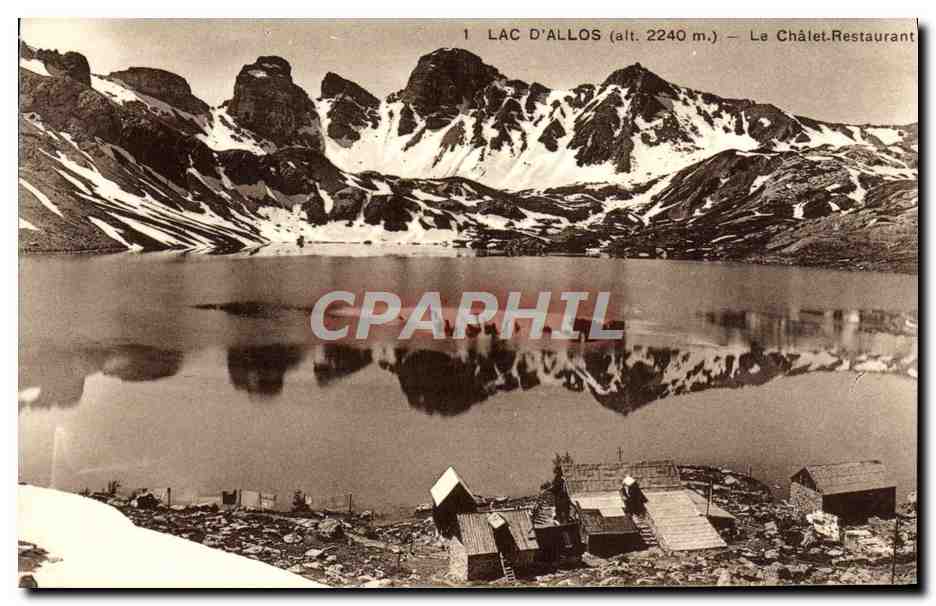 CPA Lac D'Allos Le Chalet Restaurant