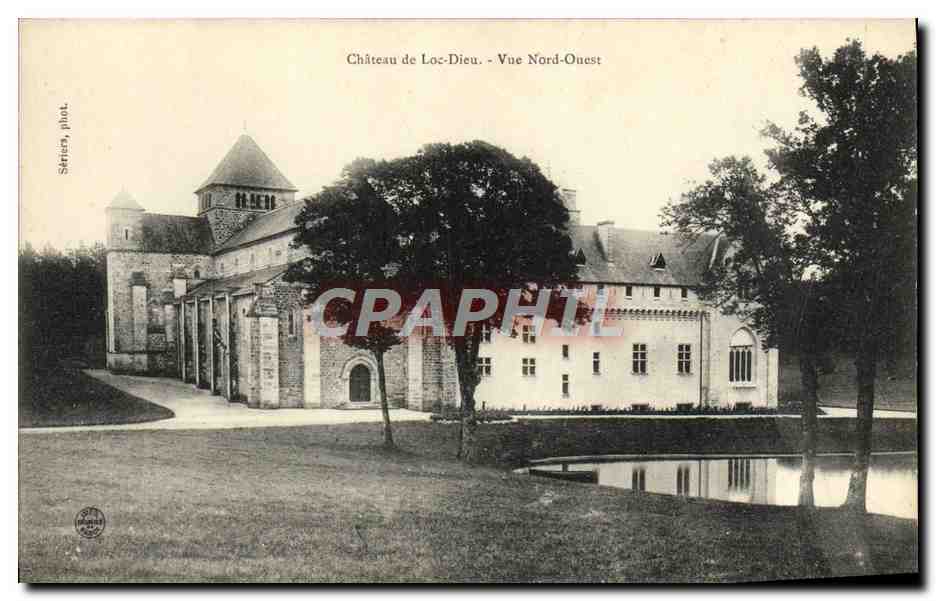 CPA Chateau De Loc Dieu Vue Nord Ouest