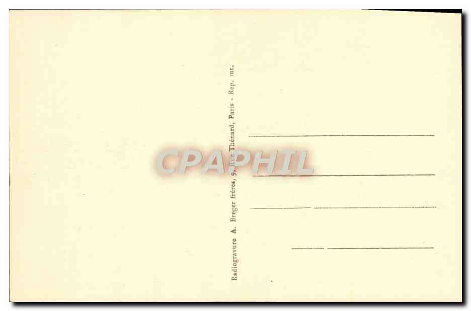 CPA Lourdes Hotel De Nevers Restaurant  — Verso