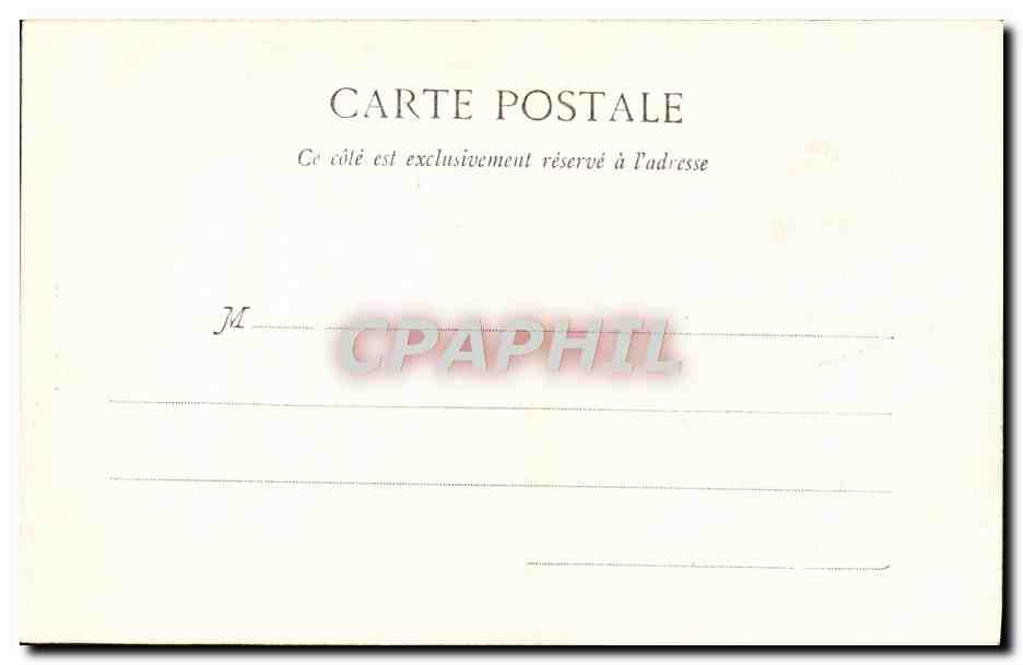 CPA Nancy Cour Interieure Du Palais Ducal — Verso