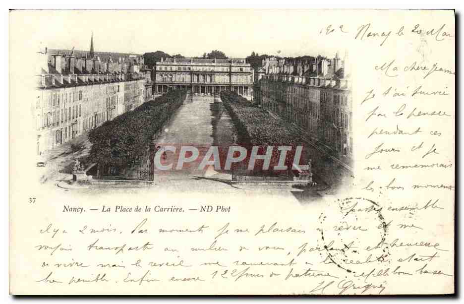 Nancy — Place de la Carrière — ND Phot